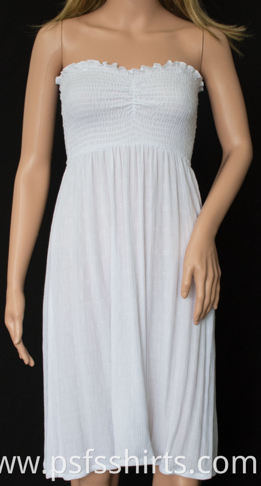 Mid-length Strapless Dress